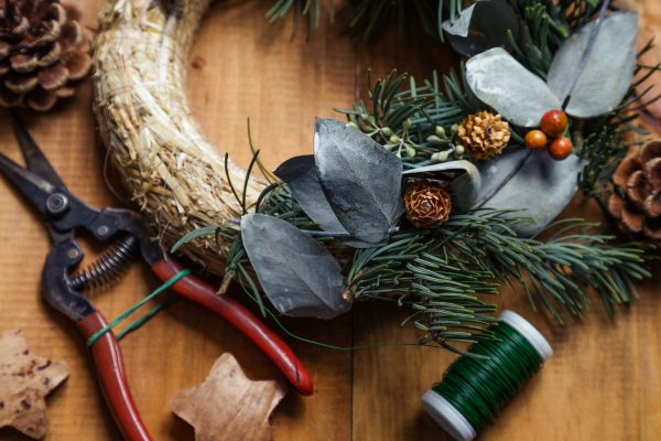 How to Make an Artificial Autumn Wreath